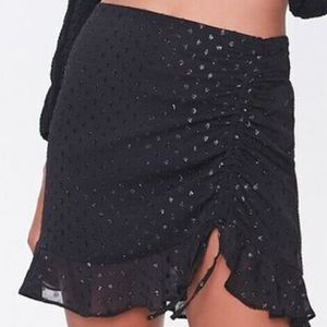 NWT Sparkly Polka Dot Mini Skirt!